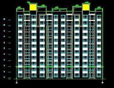 住宅楼建筑施工图免费下载 - 建筑户型平面图 - 土木工程网